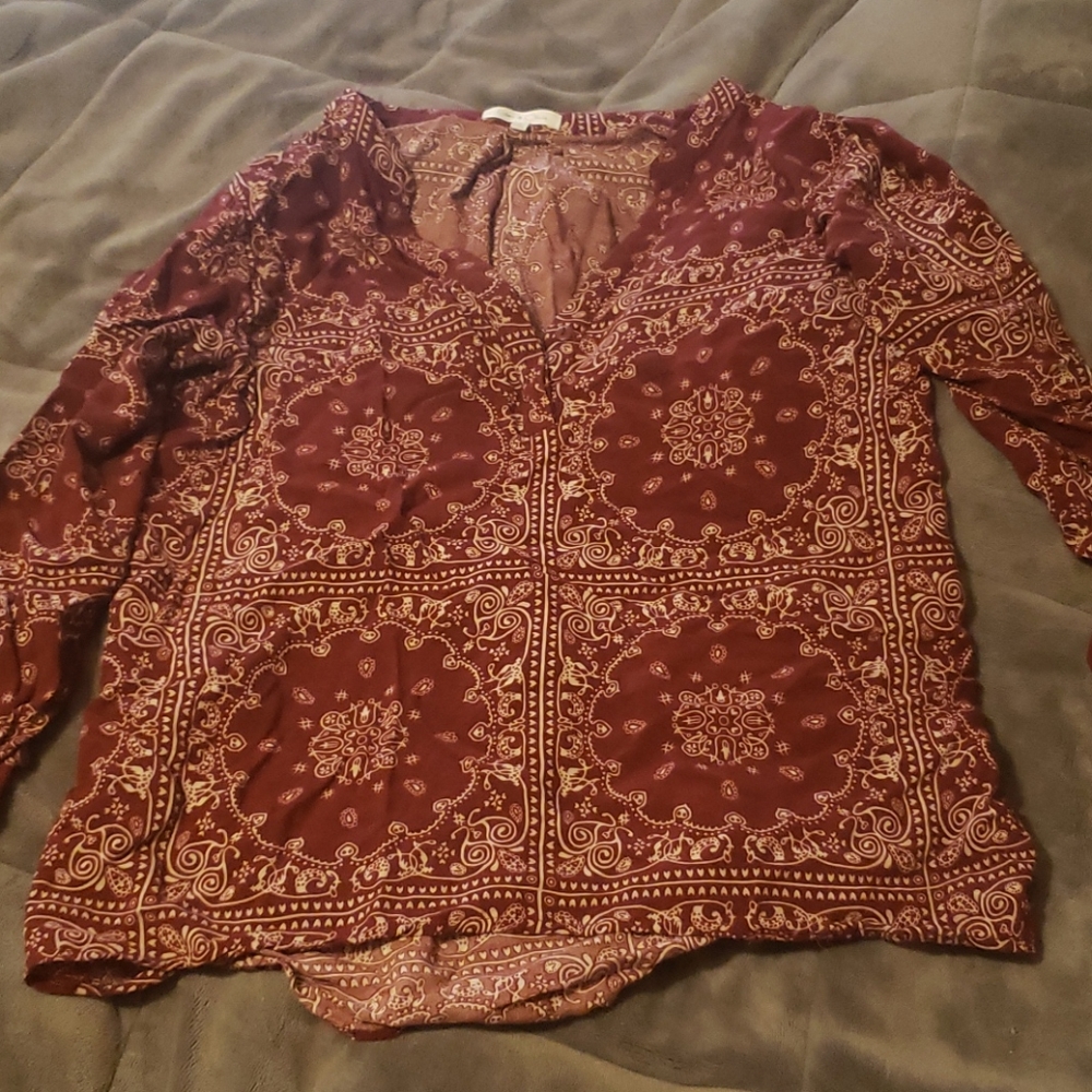 Bandana pattern top
